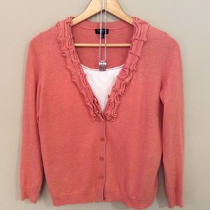 Talbots coral sweater